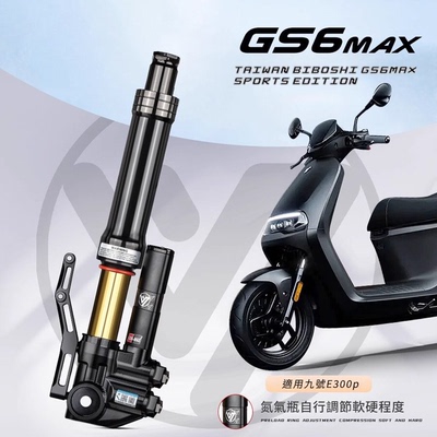 比博士GS6MAX倒置前减震33芯适用九号E300P FXT FX M395C+MZ避震