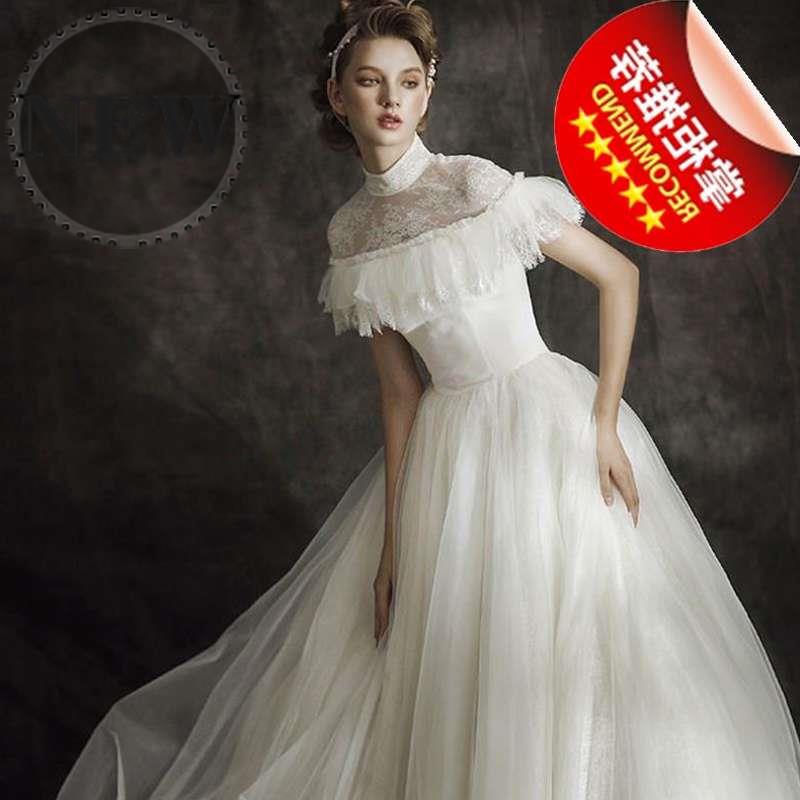 2019 Wedding dress Retro bride Simplicity French conservative full dress go out Qi Di new pattern winterin the Women's clothing/Boutique , Wedding/Cheongsam/Formal dress , Wedding  category - from Buy2taobao.com to provide professional Taobao agent buy service