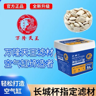 万隆天王鱼缸过滤材料小行星小饼干微孔曲奇过滤石净化水质滤材