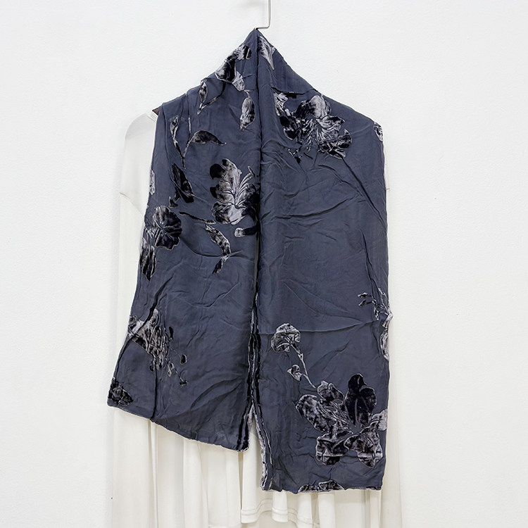 多色入 2件包邮 真丝丝绒窄长条丝巾围巾 双层桑蚕丝小领巾女A-17