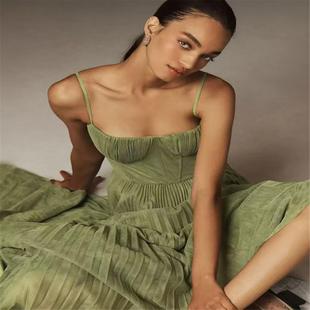 Flower Dress Long Deep Dress小 Vacation Satin Sexy Printed