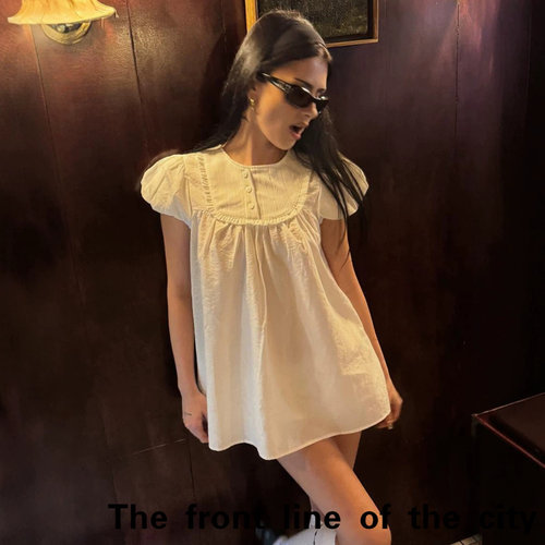 RetroPrintHolidayStraplessDres