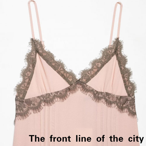 PrintedneckhangingV-neckvacati