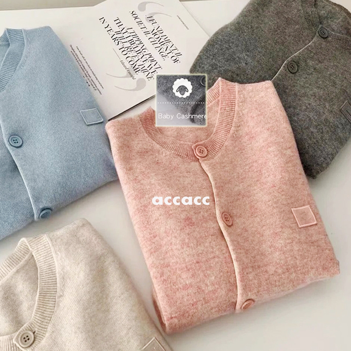 法式刘亦菲同款笑脸纯羊毛开衫女装针织短款毛衣上衣羊绒外套春夏