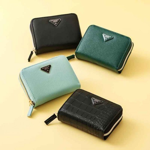 宝岛社限定奢华鳄鱼纹多功能钱包