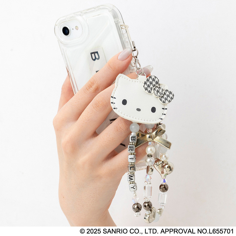 樱子日本购宝岛社限定HELLO KITTY × BRILMY 联名手机链吊饰挂件