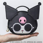 樱子日本宝岛社限定Kuromi×a jolie联名手提收纳包库洛米化妆包