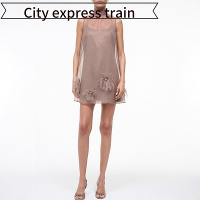 Women'ssequinedembroideredV-ne