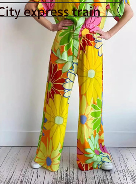 Women's Strapless Bodycon Sexy Bow Dress 独立站夏秋季印花宽