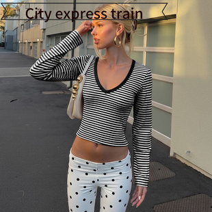 sexy slit dress Strapless women风热销条纹长袖 fit for 辣 slim