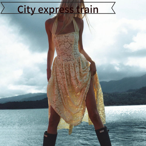 SexyV-neckstrapslimsatindress