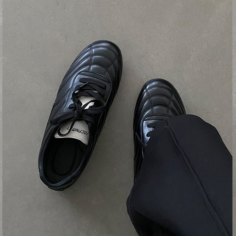 【商场同款】男士德训鞋黑色休闲板鞋平底赛车鞋圆头德比皮鞋通勤,流行男鞋,德训鞋,淘宝优惠券,粉丝福利购,淘宝优惠卷