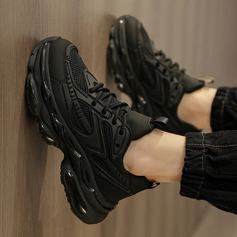 【商场同款】欧洲站黑武士男鞋2026新款春季跑步减震气垫鞋休闲机