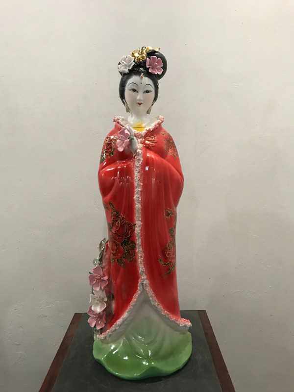 正品桃花仙子桃花娘娘神像佛像供奉摆件16-20寸包邮