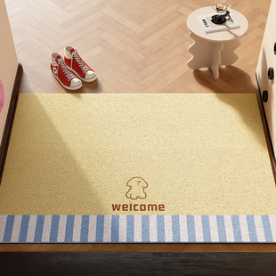 门口进门入户地垫门垫家用入门卡通丝圈脚垫门外防滑免洗地毯垫子