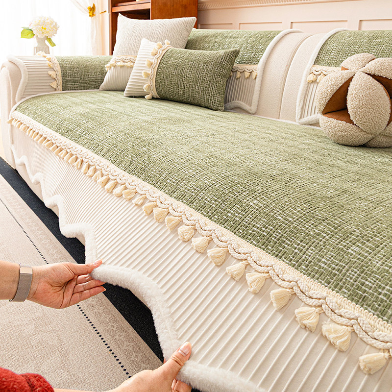 2026新款高级感沙发垫四季通用雪尼尔坐垫子布防滑固定沙发盖布巾,居家布艺,沙发垫,淘宝优惠券,粉丝福利购,淘宝优惠卷