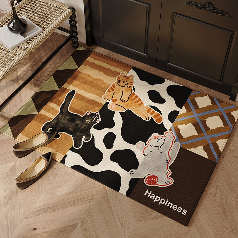 入户门地垫2026新款高级感专用地毯卡通门垫可裁剪玄关防滑脚垫子,居家布艺,入户地垫,淘宝优惠券,粉丝福利购,淘宝优惠卷