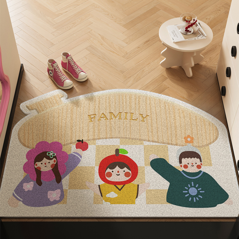 入户地垫除尘丝圈可裁剪进门玄关