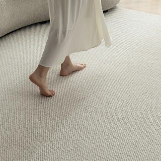 羊毛地毯客厅2025新款简约免洗可擦防水卧室地垫床边纯色轻奢高级