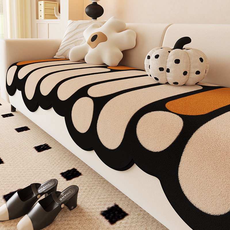 2026新款异形沙发垫坐垫布固定防滑四季通用多巴胺沙发盖布巾套罩