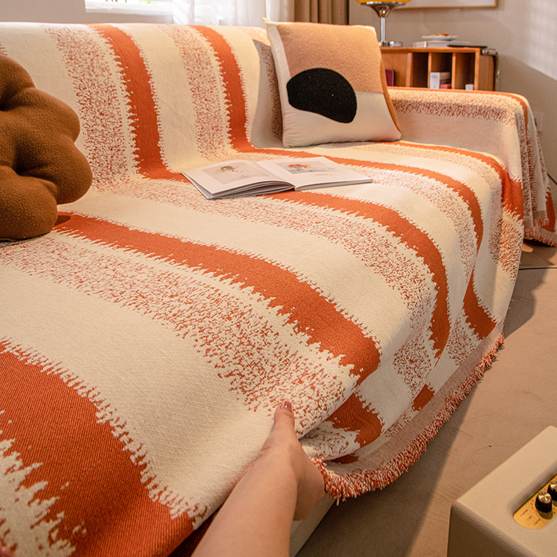2024新款雪尼尔沙发巾简约