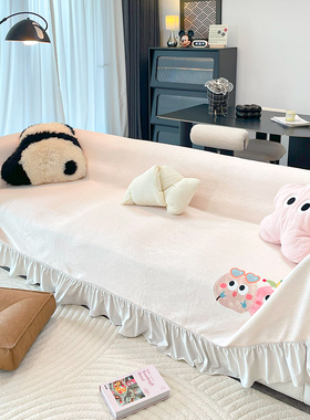 高级感沙发盖布巾一整张全盖毯垫四季通用2026新款防猫抓沙发套罩