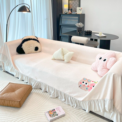 艺术感沙发盖布巾一整张全盖毯垫