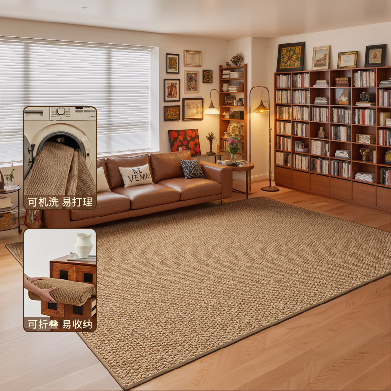 耐磨防猫抓摄影拍照背景地毯客厅