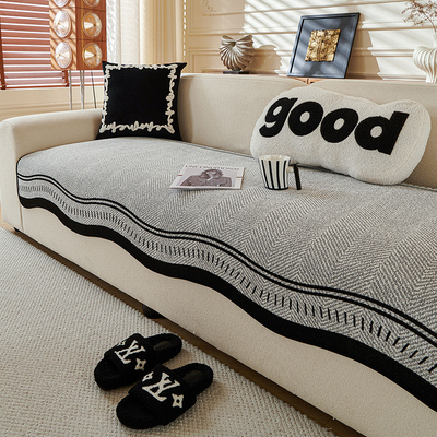 直排皮沙发垫四季通用