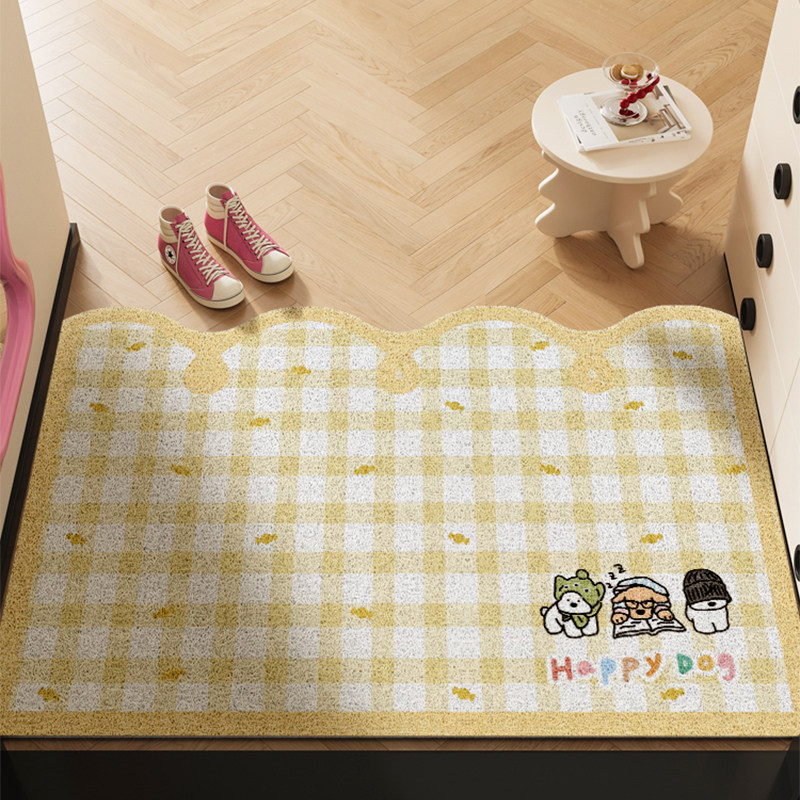 玄关丝圈地垫2026新款高级感入户门口专用加厚防滑耐脏高端脚垫子,居家布艺,入户地垫,淘宝优惠券,粉丝福利购,淘宝优惠卷