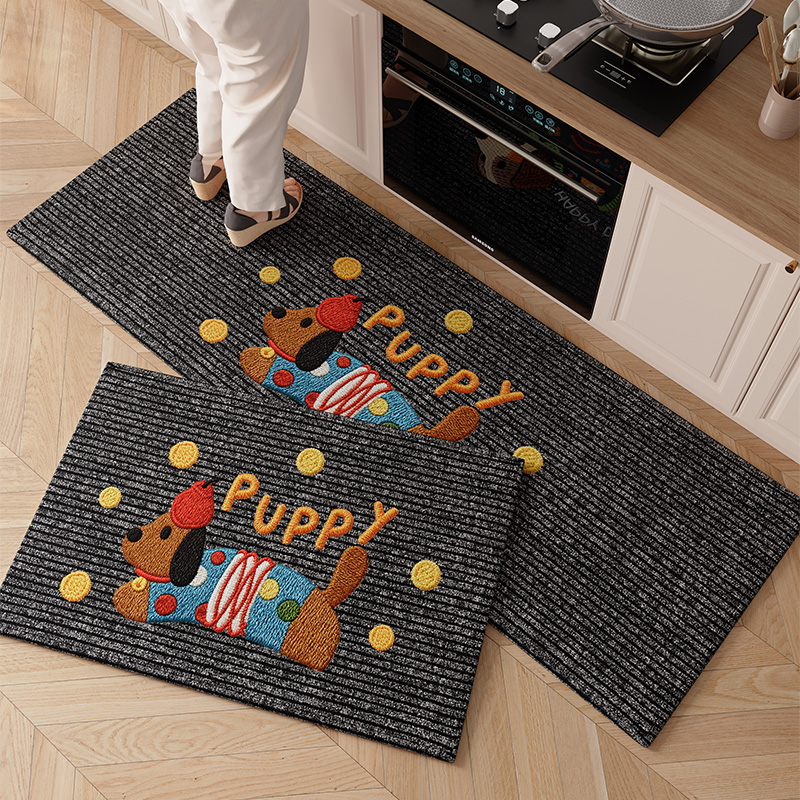 厨房地垫防滑防油可擦免洗吸水