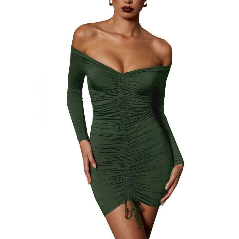 2018 ladies autumn new nightclub dress秋季新款夜店连衣裙