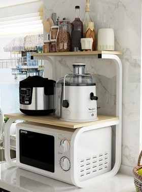kitchen shelf microwave oven oven stand rice cooker