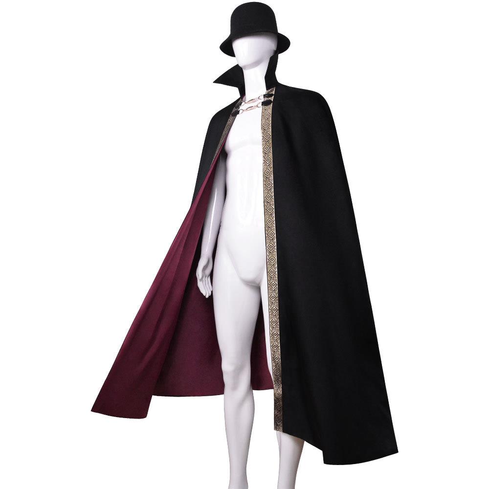 Vampire Baron Cloak Costume Halloween Stage Role Performanc