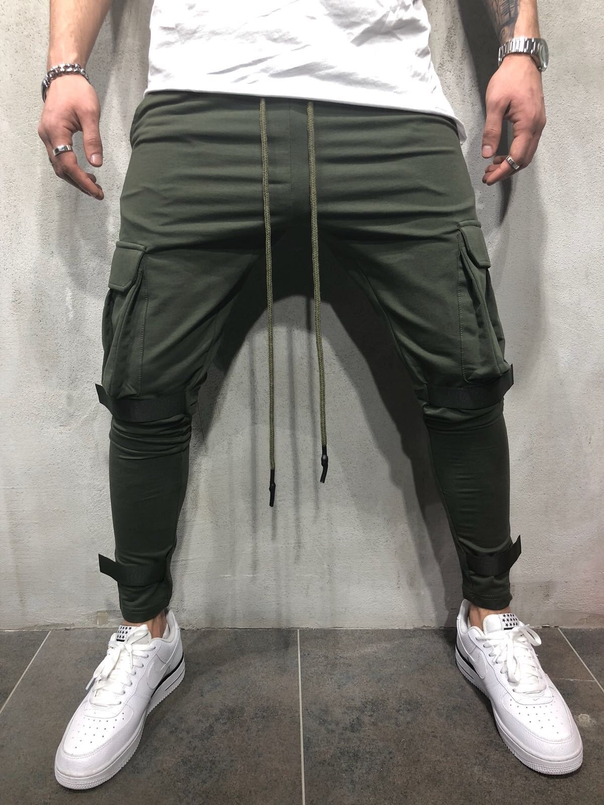 2018 New Men Joggers Brand Male Trousers Casual Pants 运动裤