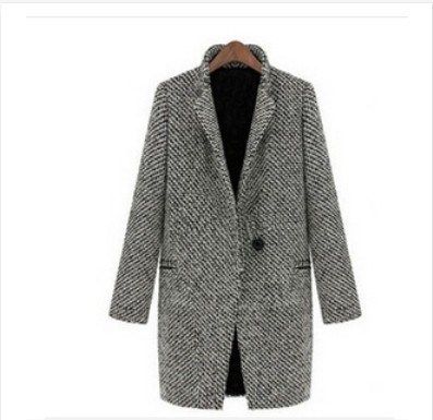 S-XXL2019 WOMEN LONG WOOL COAT WINTER JACKETS ПАЛЬТО FEMALE
