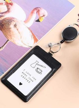 Retractable Badge Reel with Card Holder Reel Clip Key Ring