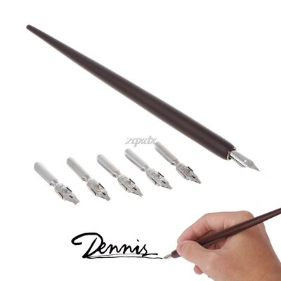 English Calligraphy Pen Copperplate Script Oblique Dip Pen H