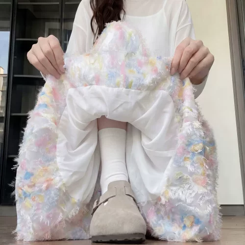 碎花蕾丝花苞裙裤女2026新款夏季薄款冰丝灯笼裤小个子宽松阔腿裤