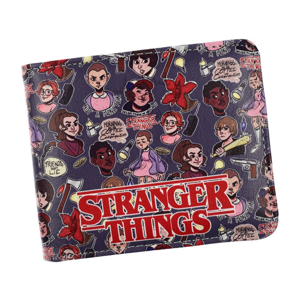 New Arrival Stranger Things Wallet Cartoon Bi-fold ID Credit