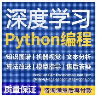 深度学习python代做路径规划图像处理机器学习强化学习图神经网络