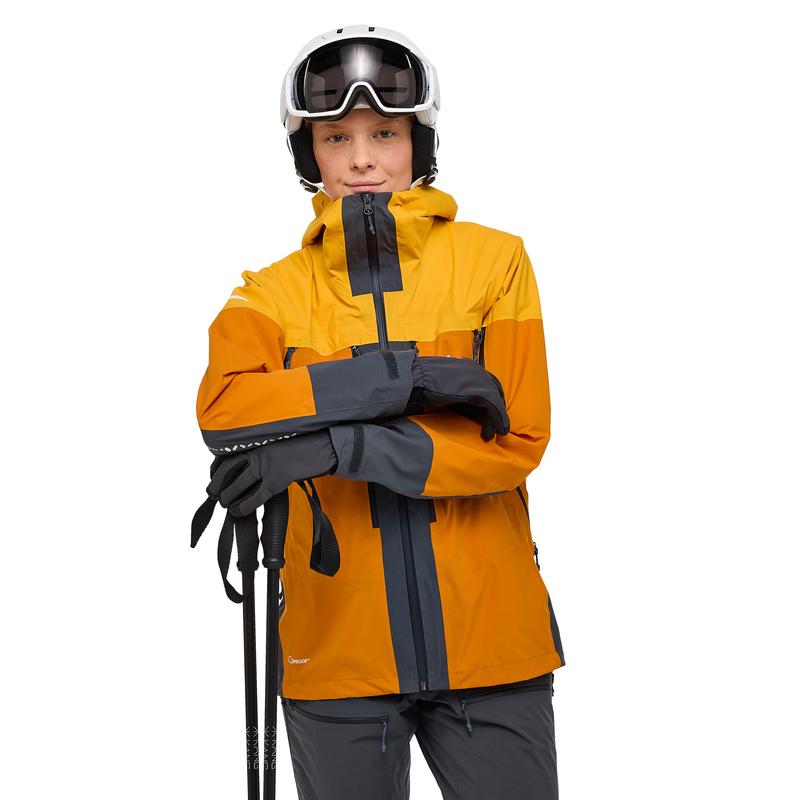Haglofs 火柴棍户外休闲衣时尚2024新款女款休闲橙色冲锋衣滑雪服