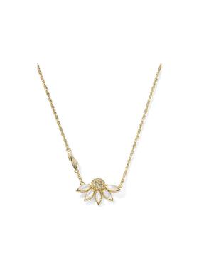 海外代购Kendra Scott（饰品）女士项链龙虾扣可调节黄铜锆石