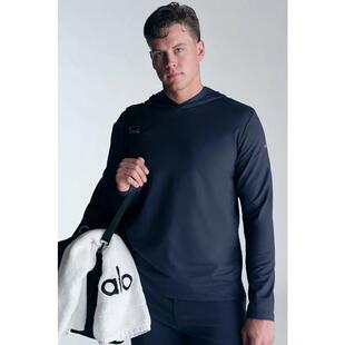 代购ALO YOGA男士运动连帽衫透气排汗四面弹力柔软亲肤轻盈舒适