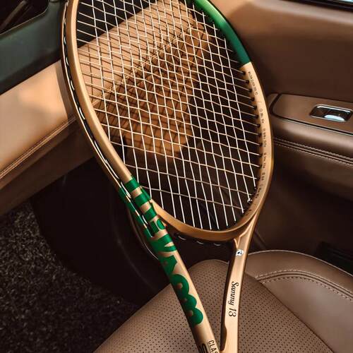 代购WILSON Clash 100L V2威尔胜定制土豪金专业比赛训练网球拍
