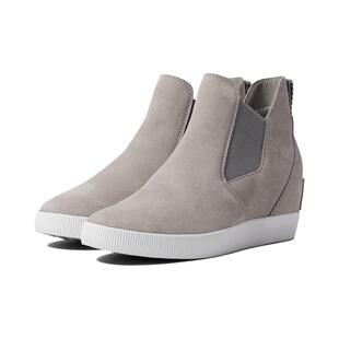代购SOREL女士切尔西靴防水防滑透气轻便圆头侧边弹力布套脚式
