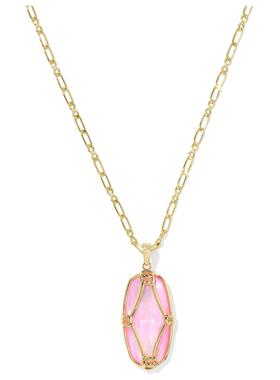 代购Kendra Scott饰品女士项链优雅精致吸睛时尚金色链条