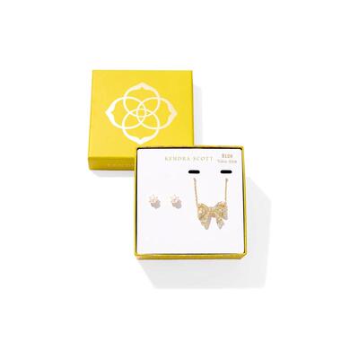 代购Kendra Scott女士项链套装优雅精致闪耀百搭蝴蝶结造型