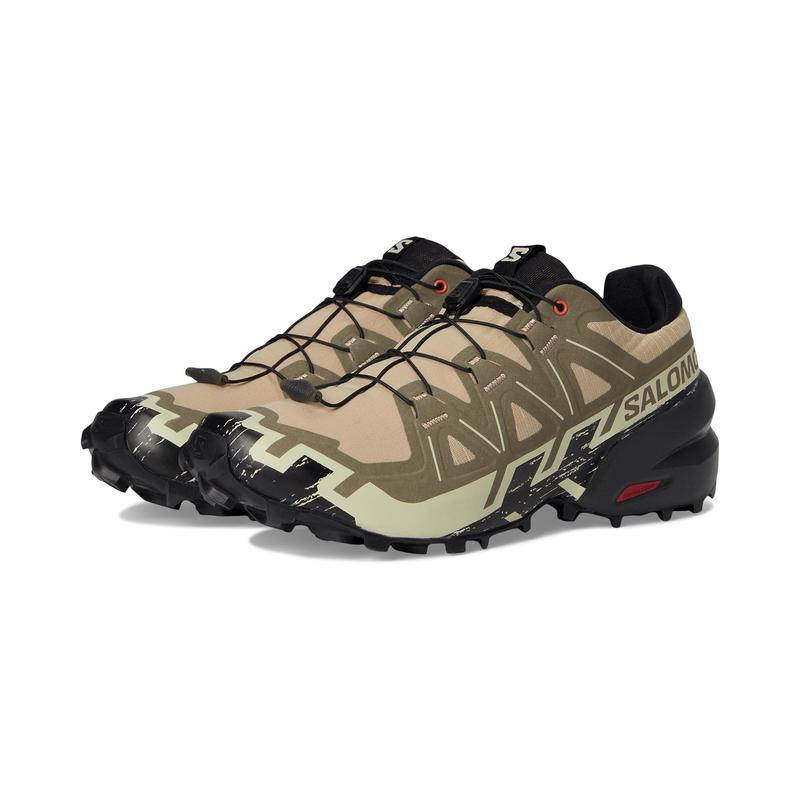 代购SALOMON萨洛蒙男士越野跑鞋防滑防水缓震徒步鞋低帮系带户外