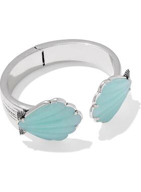 代购Kendra Scott女士手镯时尚个性亮眼点缀银色贝壳造型